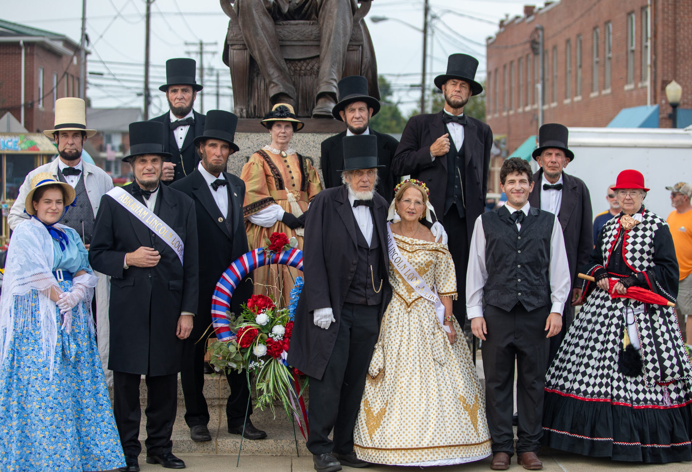 Mary Todd and Abraham Lincoln LookAlike Contest Lincoln Days